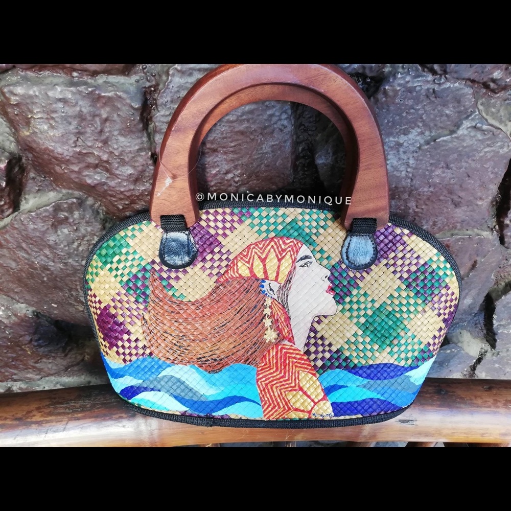 These are hand painted bags from the Philippines.
